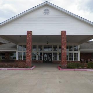 Front entrance of a modern residential building.