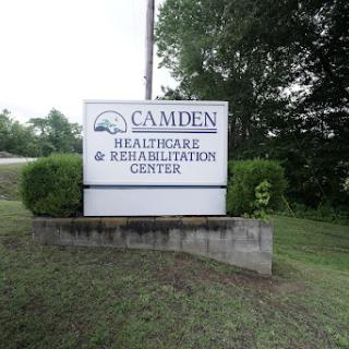 Sign for Camden Healthcare & Rehabilitation Center