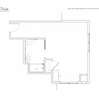Architectural floor plan layout.