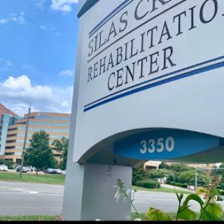 Sign of Silas Creek Rehabilitation Center indicating location.