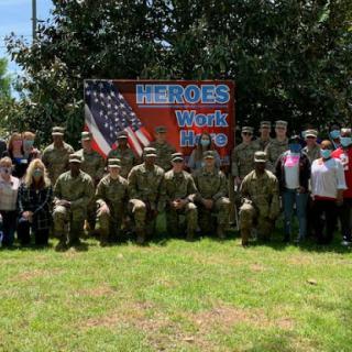 A gathering of heroes and supporters celebrating our military veterans.