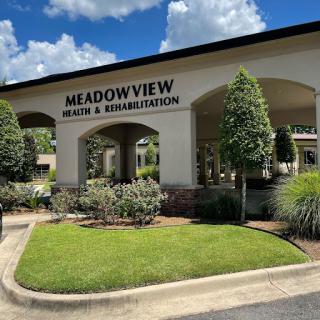 Exterior view of Meadowview Health & Rehabilitation Center.