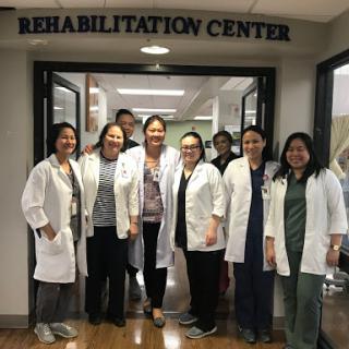 A dedicated team of healthcare professionals at the Rehabilitation Center.