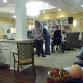 A cozy gathering in a community space, showcasing interaction and socialization.