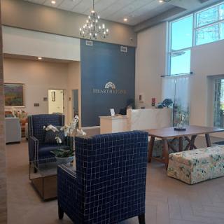 A welcoming lobby with modern decor and comfortable seating arrangements.