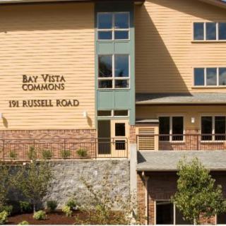 Exterior view of Bay Vista Commons located at 191 Russell Road.