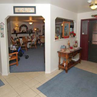 A cozy entryway leading into a welcoming living space.