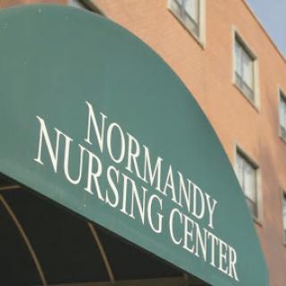 Entrance of the Normandy Nursing Center.