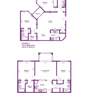 Two-story house floor plan showing room layouts.