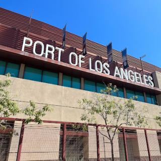 The Port of Los Angeles, a major gateway for international trade.