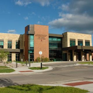 A modern healthcare facility featuring contemporary architectural design.
