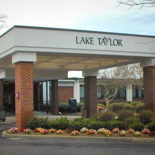 Entrance to Lake Taylor, a healthcare facility.
