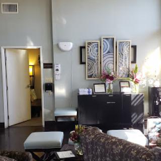 A stylish and welcoming lobby area featuring modern decor and comfortable seating.