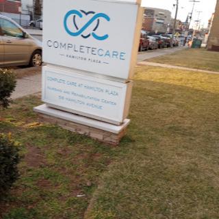Complete Care sign outside a healthcare facility.
