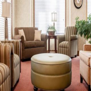 A cozy living room with comfortable seating and modern decor.