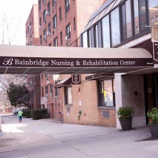 Entrance of the Bainbridge Nursing & Rehabilitation Center.