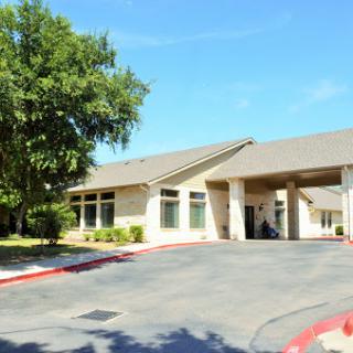 A view of a modern healthcare facility with a welcoming entrance.