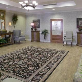 A cozy and well-decorated lobby with comfortable seating and elegant decor.