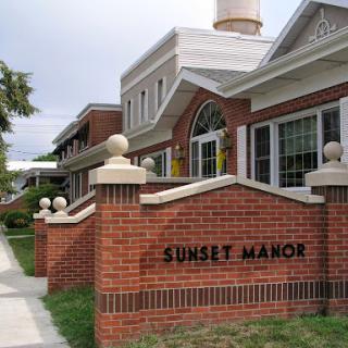 Sunset Manor: A welcoming residence with elegant architecture.