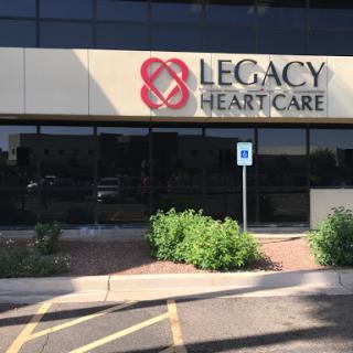 Exterior view of Legacy Heart Care facility.