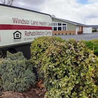 Windsor Lane Health Centre sign at a rehabilitation facility.