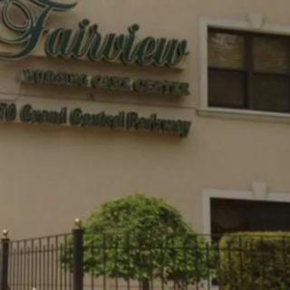 A building with the sign 'Fairview Medical Center' displayed on its exterior.