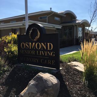 Osmond Senior Living facility with landscaping and signage.