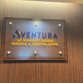 Sign for Aventura at Haverly House Nursing & Rehabilitation.
