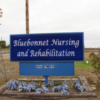 Sign for Bluebonnet Nursing and Rehabilitation