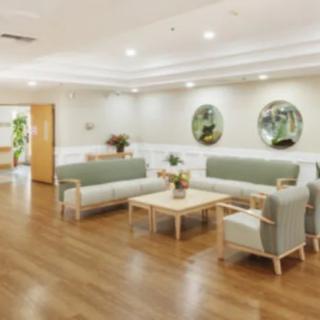 A modern lobby area with comfortable seating and elegant decor.