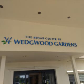 Signage at the entrance of Wedgwood Gardens.