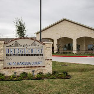 Entrance sign of Bridgecrest located on Karsas Court.