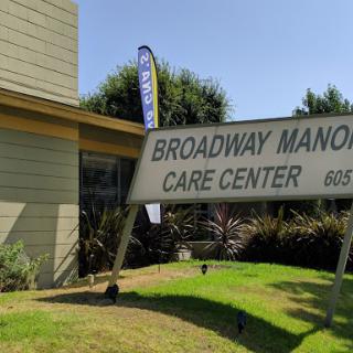 Exterior view of the Broadway Manor Care Center.