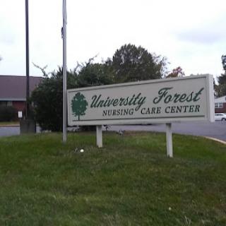 Signage for University Forest Nursing Care Center