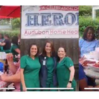 Celebrating the heroes of home health care at a wonderful community event!