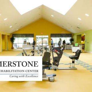 Interior view of a rehabilitation center equipped with exercise machines.