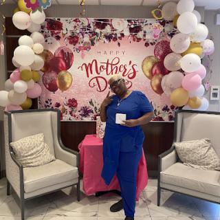 Celebrating Mother's Day with joy and special moments.