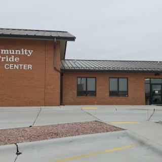 The Community Pride Center, a welcoming space for local services and community activities.