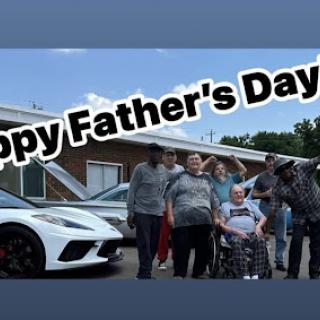 Celebrating Father's Day with family and friends!