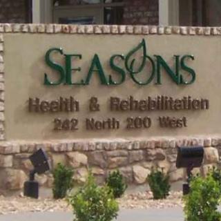 Signage for Seasons Health & Rehabilitation facility.