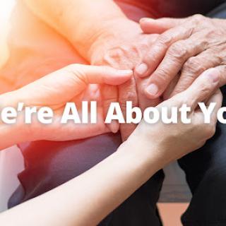A compassionate moment of connection between generations.