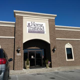 Entrance of a Home Instead care service facility.