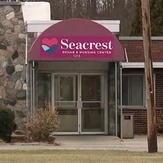 Entrance of the Seacrest Rehabilitation and Nursing Center.