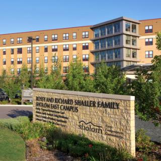 The Bob and Richard Shaller Family Health Center at the Southwest Campus, showcasing modern architecture and landscaped surroundings.