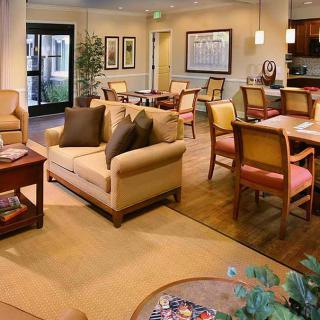 A cozy living area with comfortable seating and stylish decor.