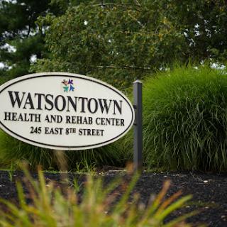 Watsonstown Health and Rehab Center sign at 245 East 5th Street.