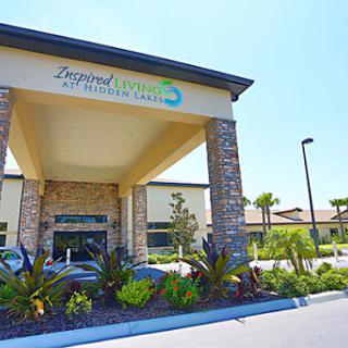 Exterior view of a healthcare facility on a sunny day.