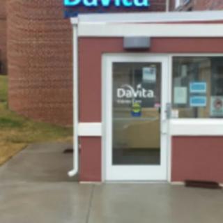 Entrance to a DaVita healthcare facility.
