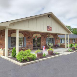 A welcoming community center with a well-maintained exterior and inviting landscaping.