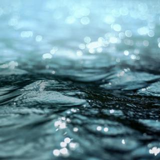 A close-up view of shimmering water waves, capturing the tranquility and beauty of nature.